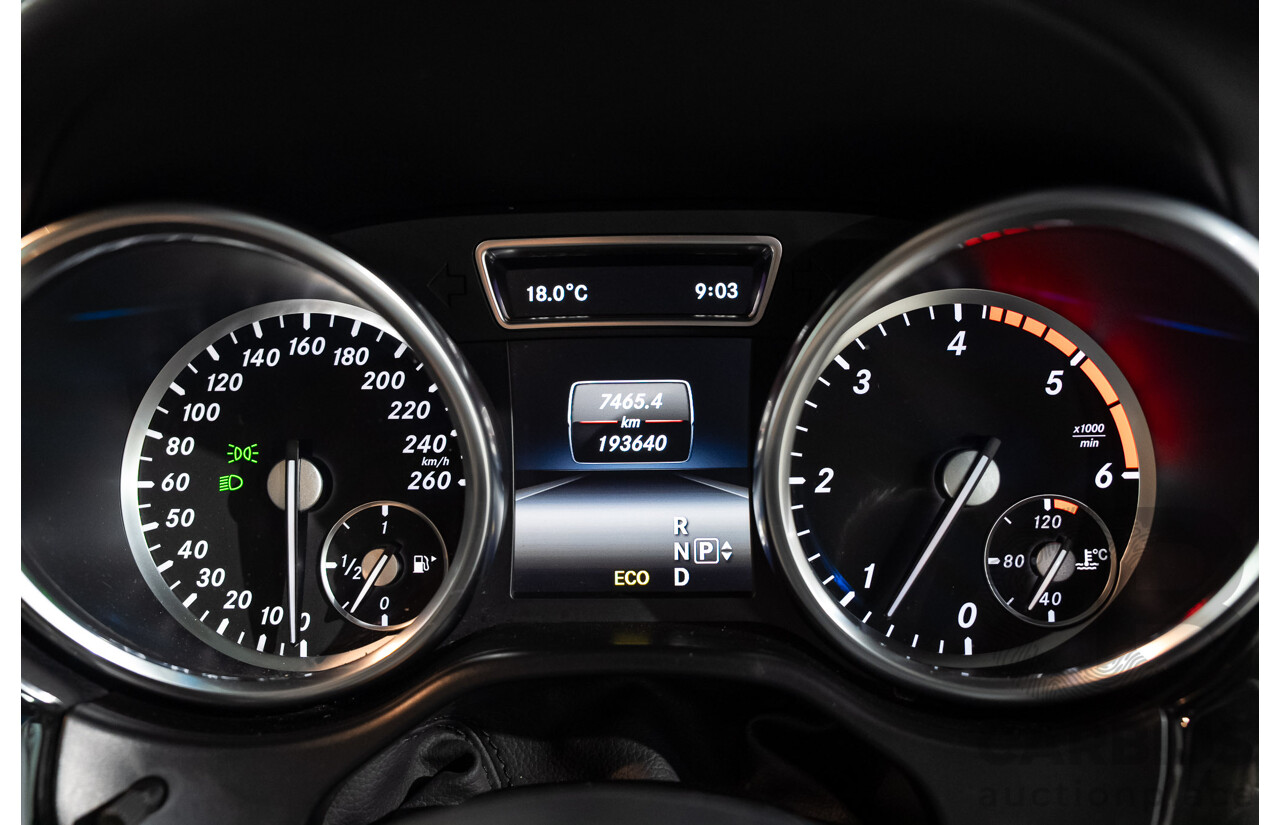 5/2015 Mercedes-Benz GL350 BlueTEC (AWD) X166 MY14 4d Wagon Black Turbo Diesel 3.0L