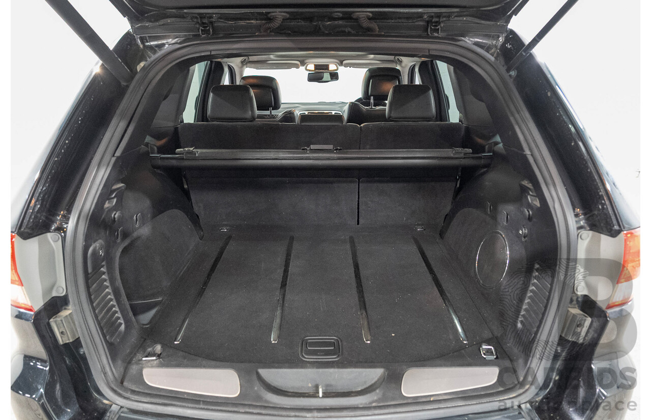 01/2013 Jeep Grand Cherokee Overland (4x4) WK MY12 4d Wagon Black 3.6L