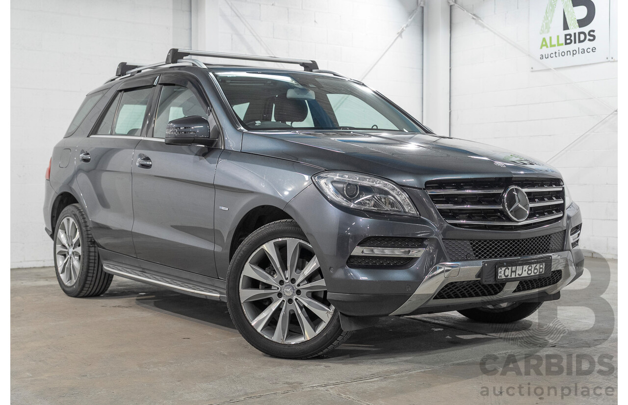 06/2012 Mercedes-Benz ML 350CDI Bluetec (4x4) 166 4d Wagon Grey Turbo Diesel 3.0L