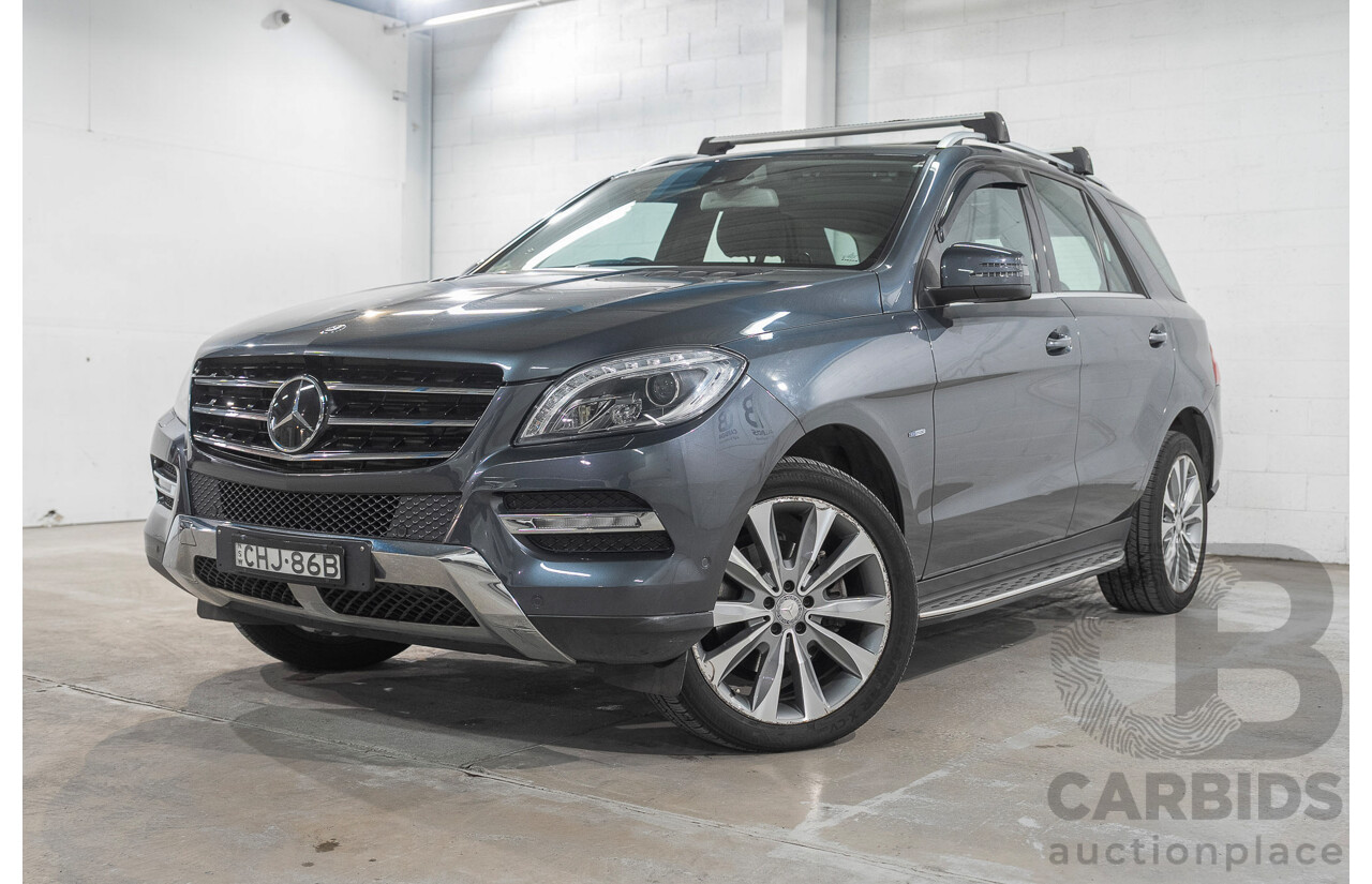 06/2012 Mercedes-Benz ML 350CDI Bluetec (4x4) 166 4d Wagon Grey Turbo Diesel 3.0L