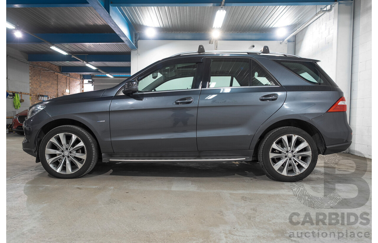 06/2012 Mercedes-Benz ML 350CDI Bluetec (4x4) 166 4d Wagon Grey Turbo Diesel 3.0L