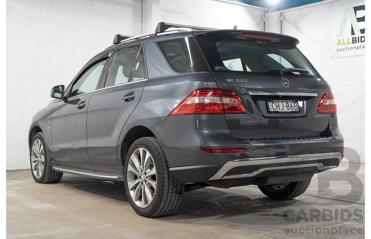 06/2012 Mercedes-Benz ML 350CDI Bluetec (4x4) 166 4d Wagon Grey Turbo Diesel 3.0L