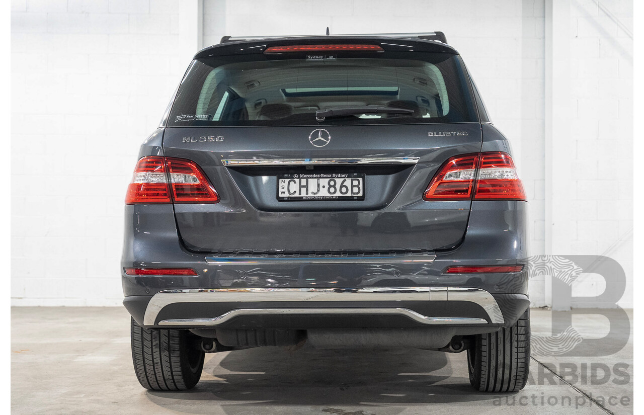 06/2012 Mercedes-Benz ML 350CDI Bluetec (4x4) 166 4d Wagon Grey Turbo Diesel 3.0L