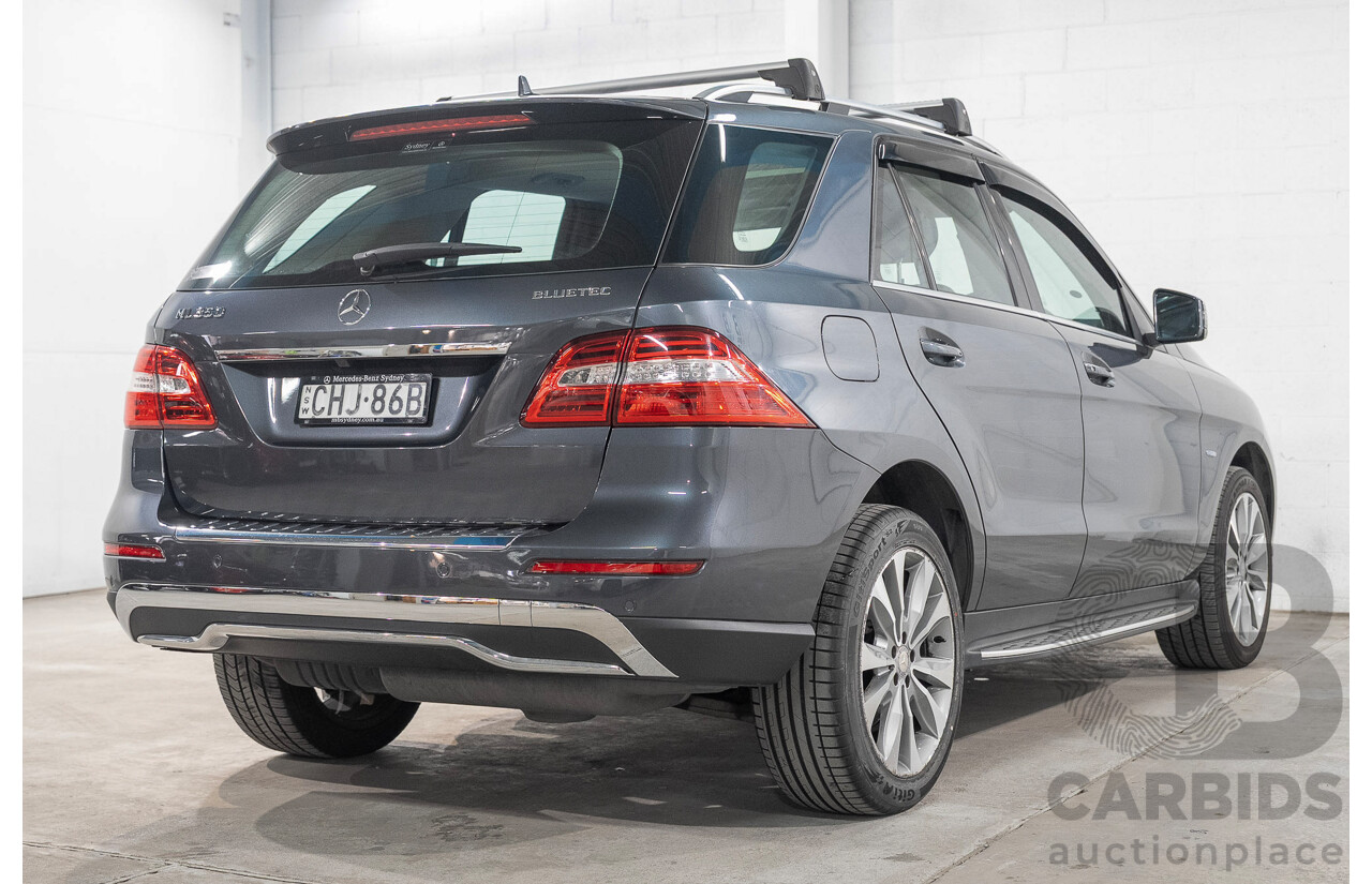 06/2012 Mercedes-Benz ML 350CDI Bluetec (4x4) 166 4d Wagon Grey Turbo Diesel 3.0L