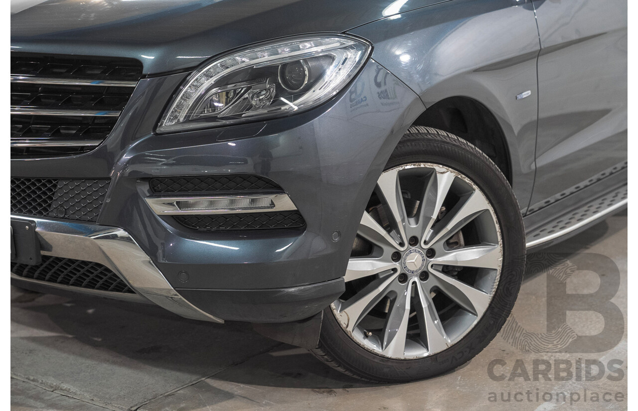 06/2012 Mercedes-Benz ML 350CDI Bluetec (4x4) 166 4d Wagon Grey Turbo Diesel 3.0L