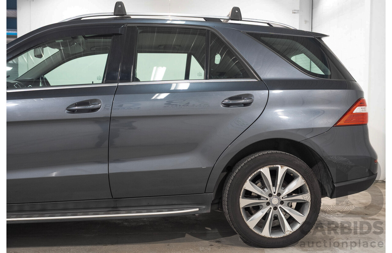 06/2012 Mercedes-Benz ML 350CDI Bluetec (4x4) 166 4d Wagon Grey Turbo Diesel 3.0L