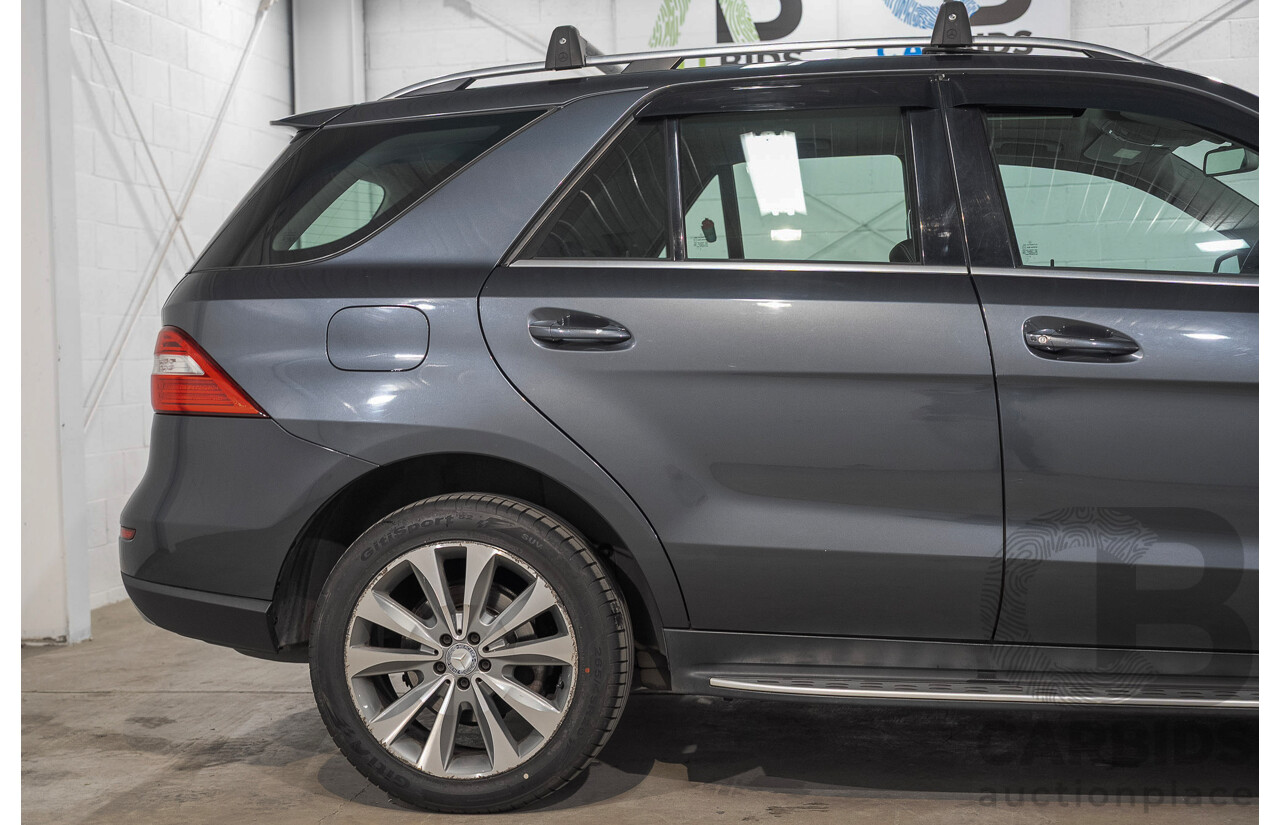 06/2012 Mercedes-Benz ML 350CDI Bluetec (4x4) 166 4d Wagon Grey Turbo Diesel 3.0L