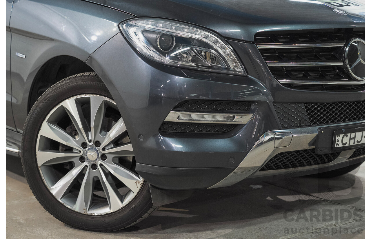 06/2012 Mercedes-Benz ML 350CDI Bluetec (4x4) 166 4d Wagon Grey Turbo Diesel 3.0L