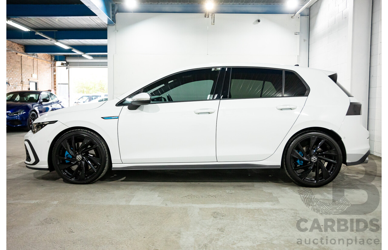 06/2022 Volkswagen Golf GTi MK8 MY22.5 5d Hatchback Pure White Turbo 2.0L
