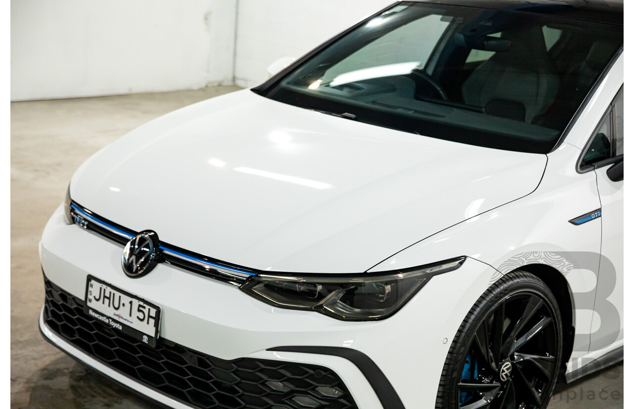 06/2022 Volkswagen Golf GTi MK8 MY22.5 5d Hatchback Pure White Turbo 2.0L
