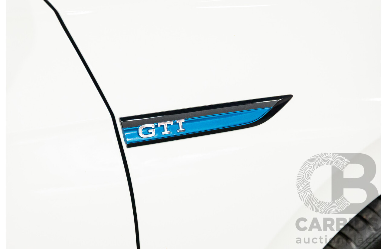 06/2022 Volkswagen Golf GTi MK8 MY22.5 5d Hatchback Pure White Turbo 2.0L