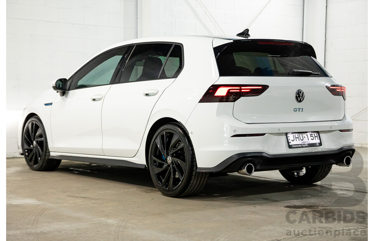 06/2022 Volkswagen Golf GTi MK8 MY22.5 5d Hatchback White Turbo 2.0L
