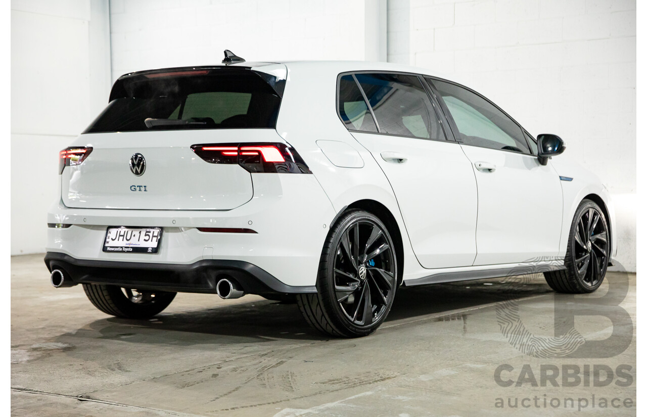 06/2022 Volkswagen Golf GTi MK8 MY22.5 5d Hatchback White Turbo 2.0L