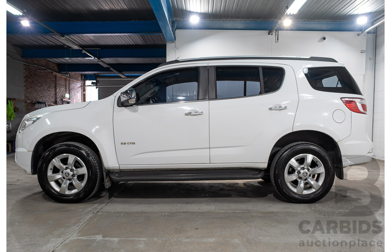 08/2014 Holden Colorado 7 LTZ (4x4) RG MY14 4D Wagon White Turbo Diesel 2.8L - 7 Seater