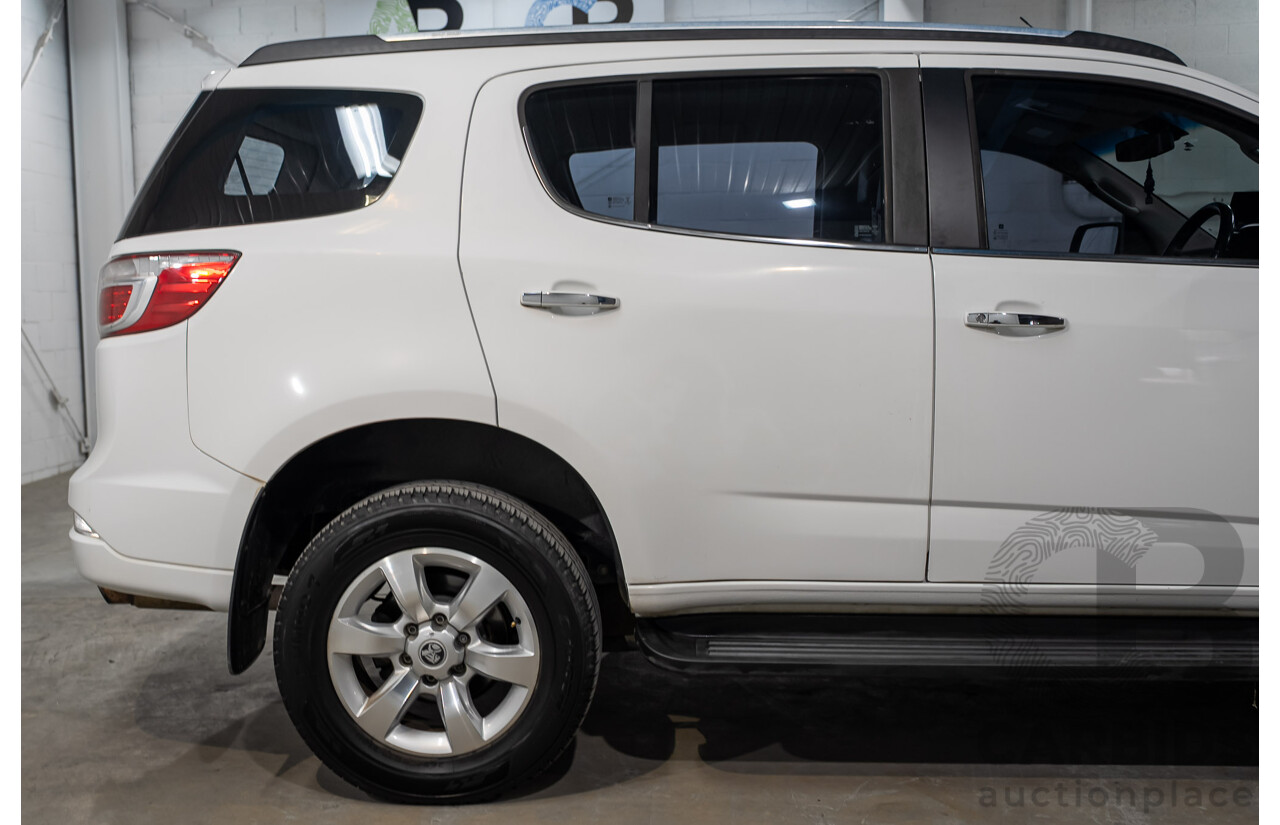 08/2014 Holden Colorado 7 LTZ (4x4) RG MY14 4D Wagon White Turbo Diesel 2.8L - 7 Seater