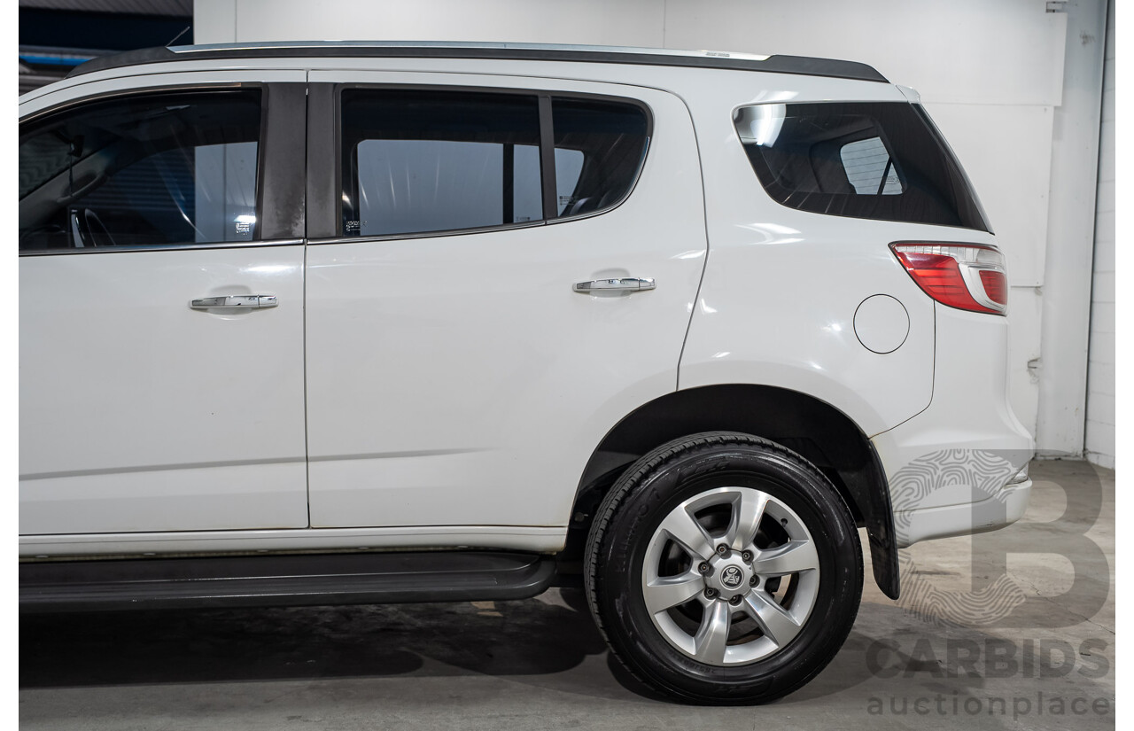 08/2014 Holden Colorado 7 LTZ (4x4) RG MY14 4D Wagon White Turbo Diesel 2.8L - 7 Seater