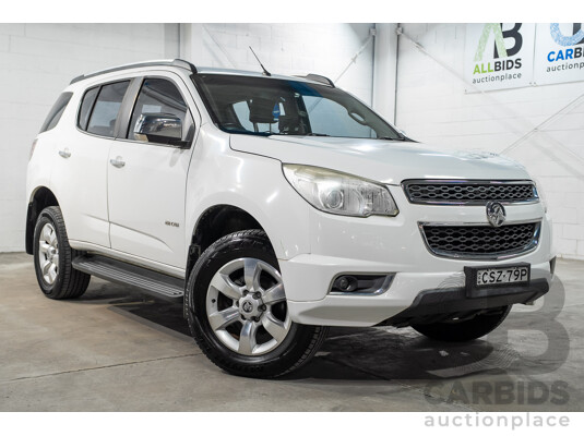 08/2014 Holden Colorado 7 LTZ (4x4) RG MY14 4D Wagon White Turbo Diesel 2.8L - 7 Seater