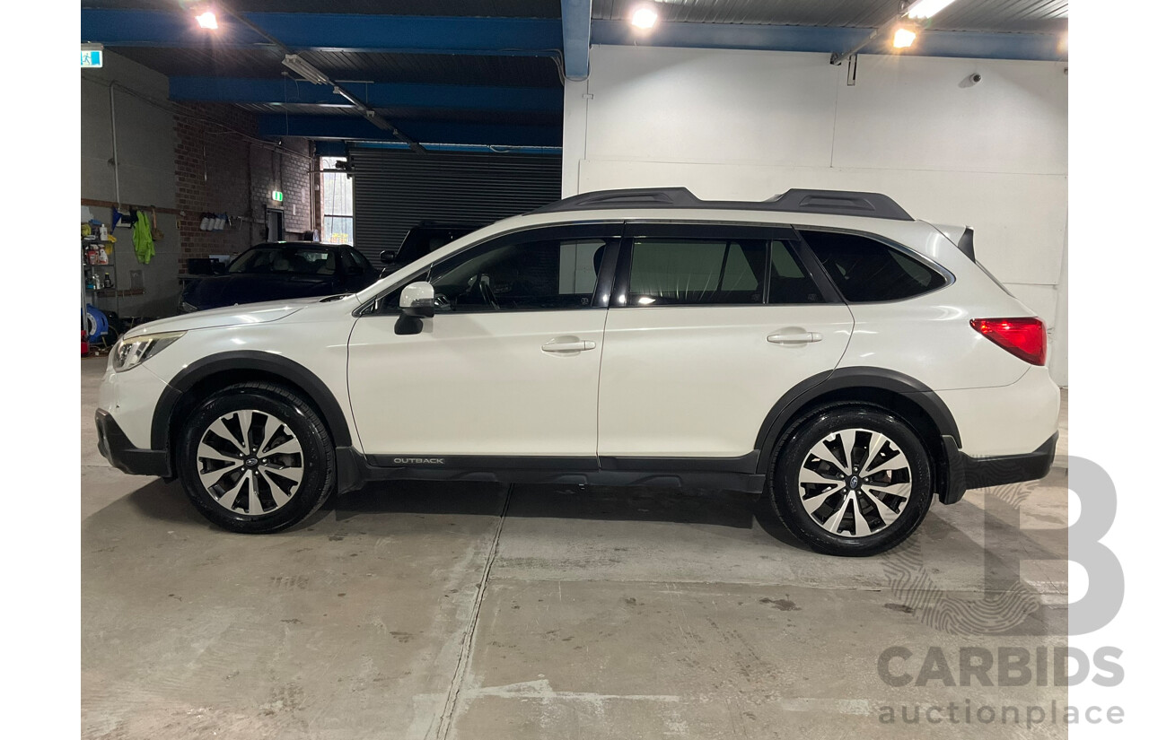 01/2015 Subaru Outback 2.5i Premium (AWD) MY15 4D Wagon White 2.5L