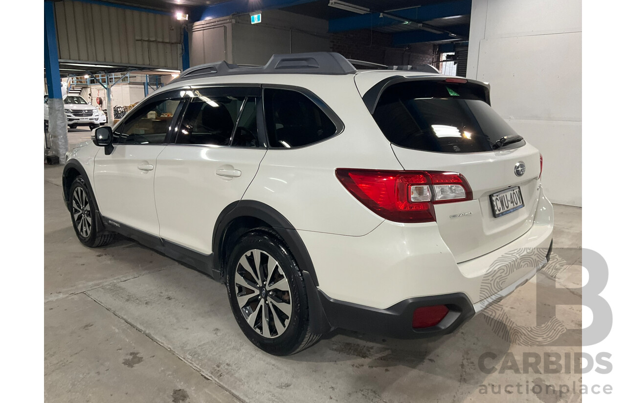 01/2015 Subaru Outback 2.5i Premium (AWD) MY15 4D Wagon White 2.5L