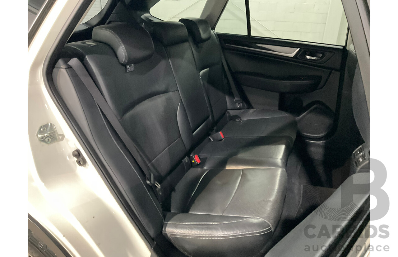 01/2015 Subaru Outback 2.5i Premium (AWD) MY15 4D Wagon White 2.5L