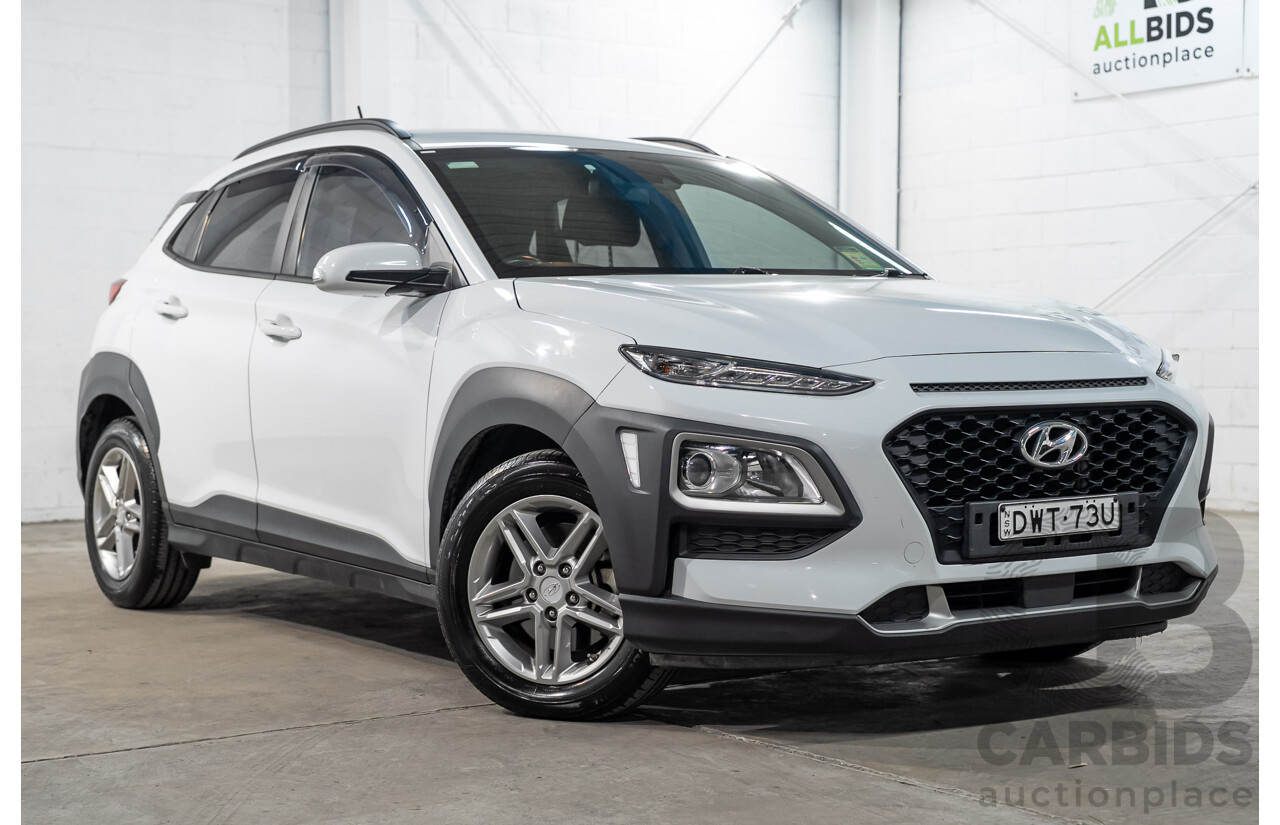 07/2018 Hyundai Kona Active (AWD) OS 4d Wagon White Turbo 1.6L