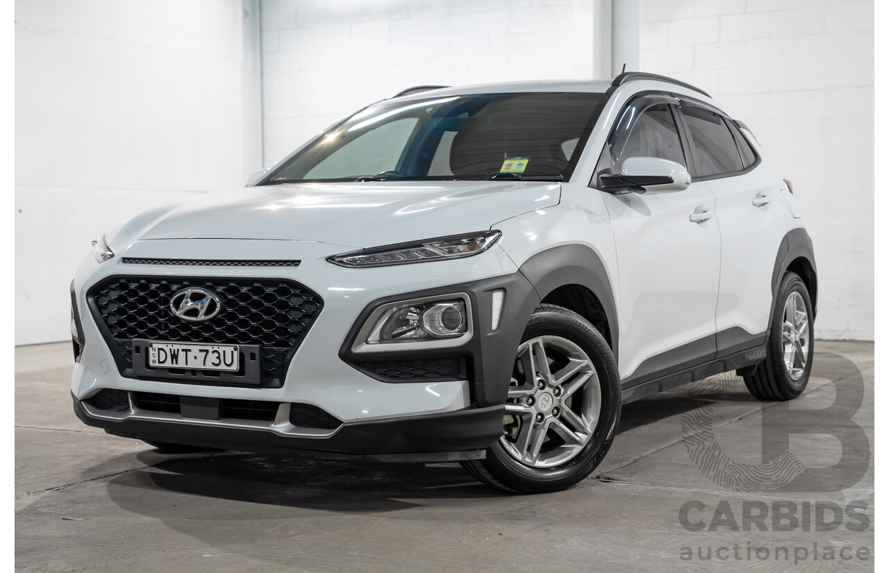 07/2018 Hyundai Kona Active (AWD) OS 4d Wagon White Turbo 1.6L