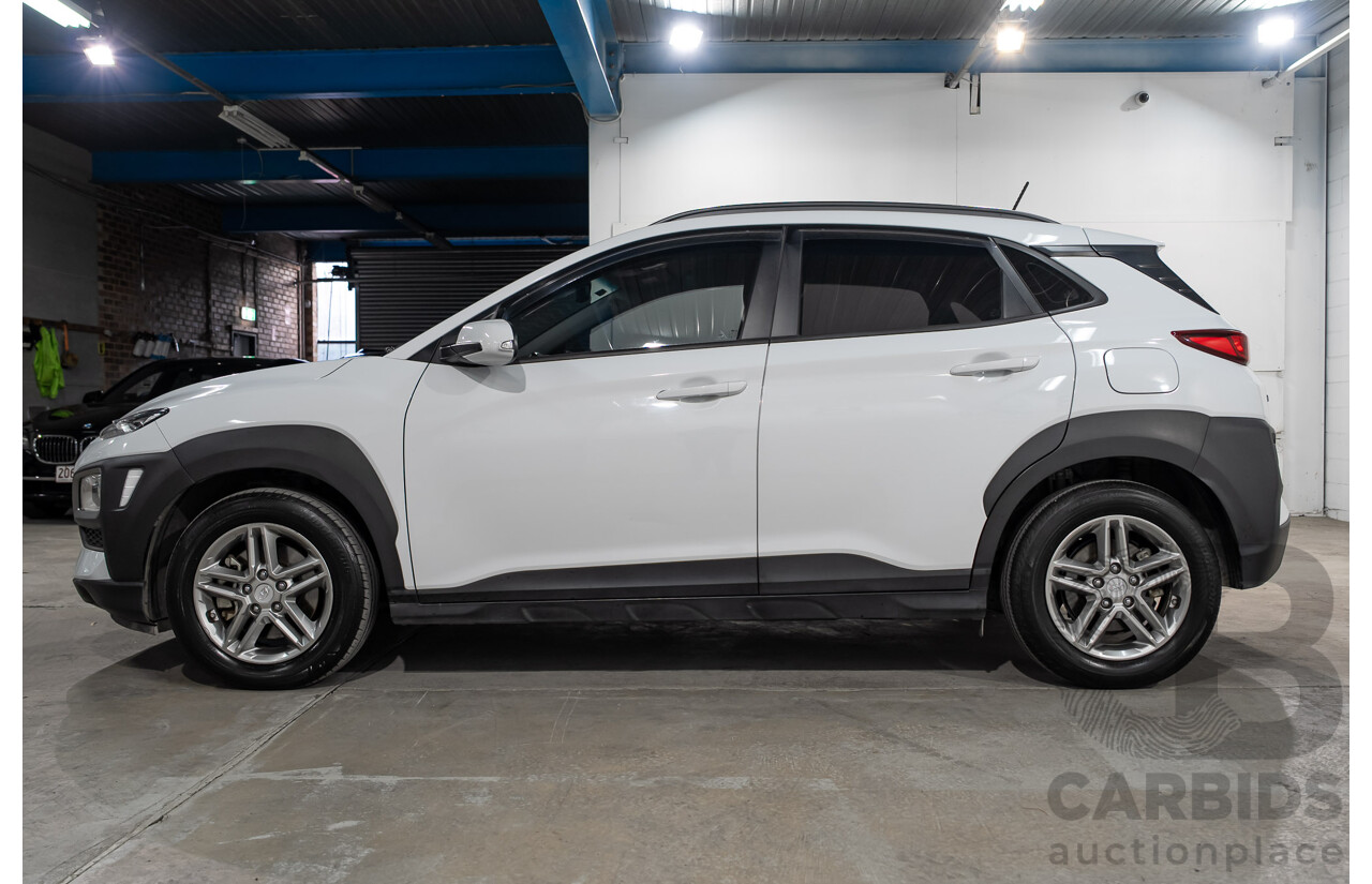 07/2018 Hyundai Kona Active (AWD) OS 4d Wagon White Turbo 1.6L
