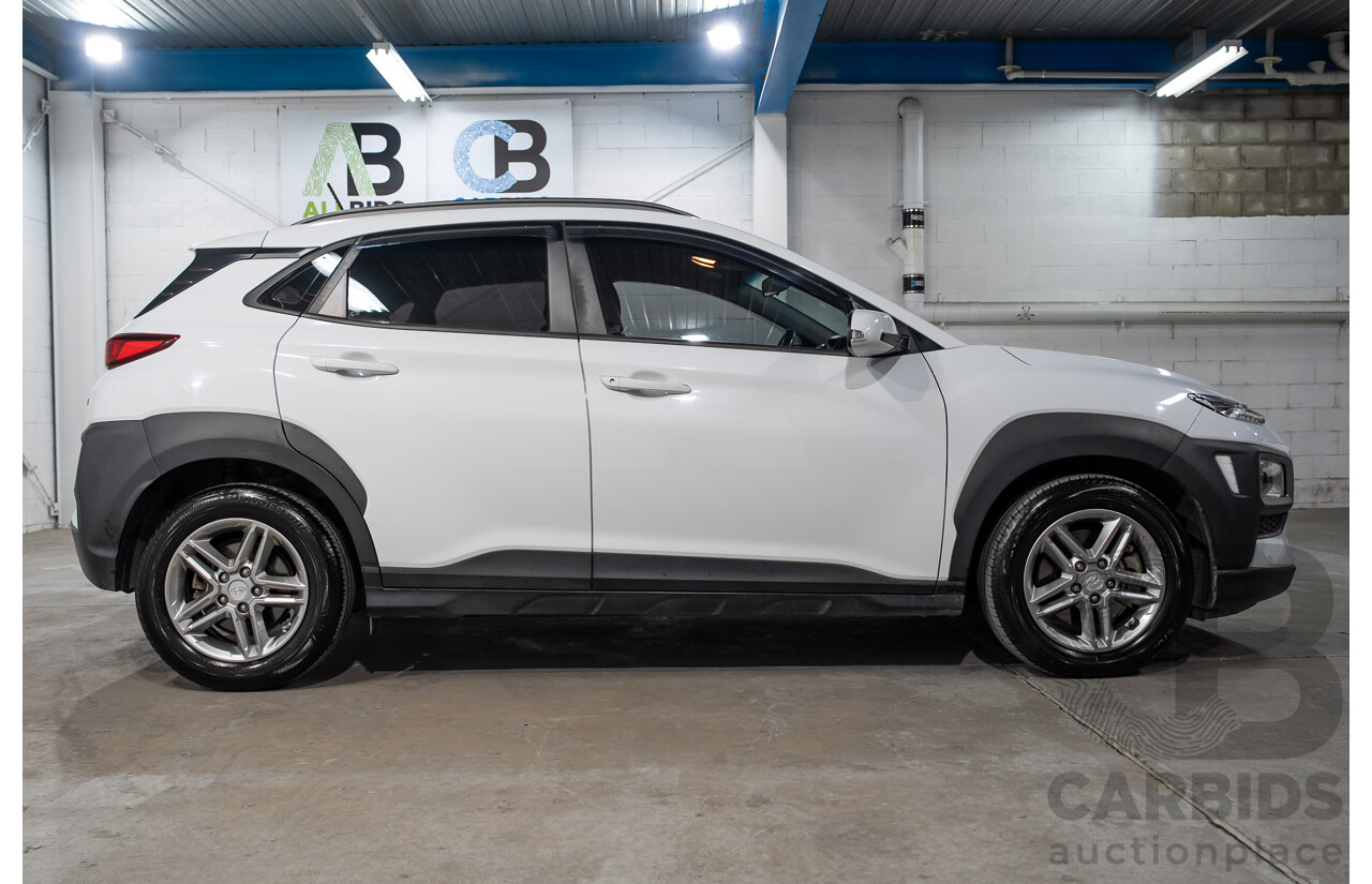 07/2018 Hyundai Kona Active (AWD) OS 4d Wagon White Turbo 1.6L