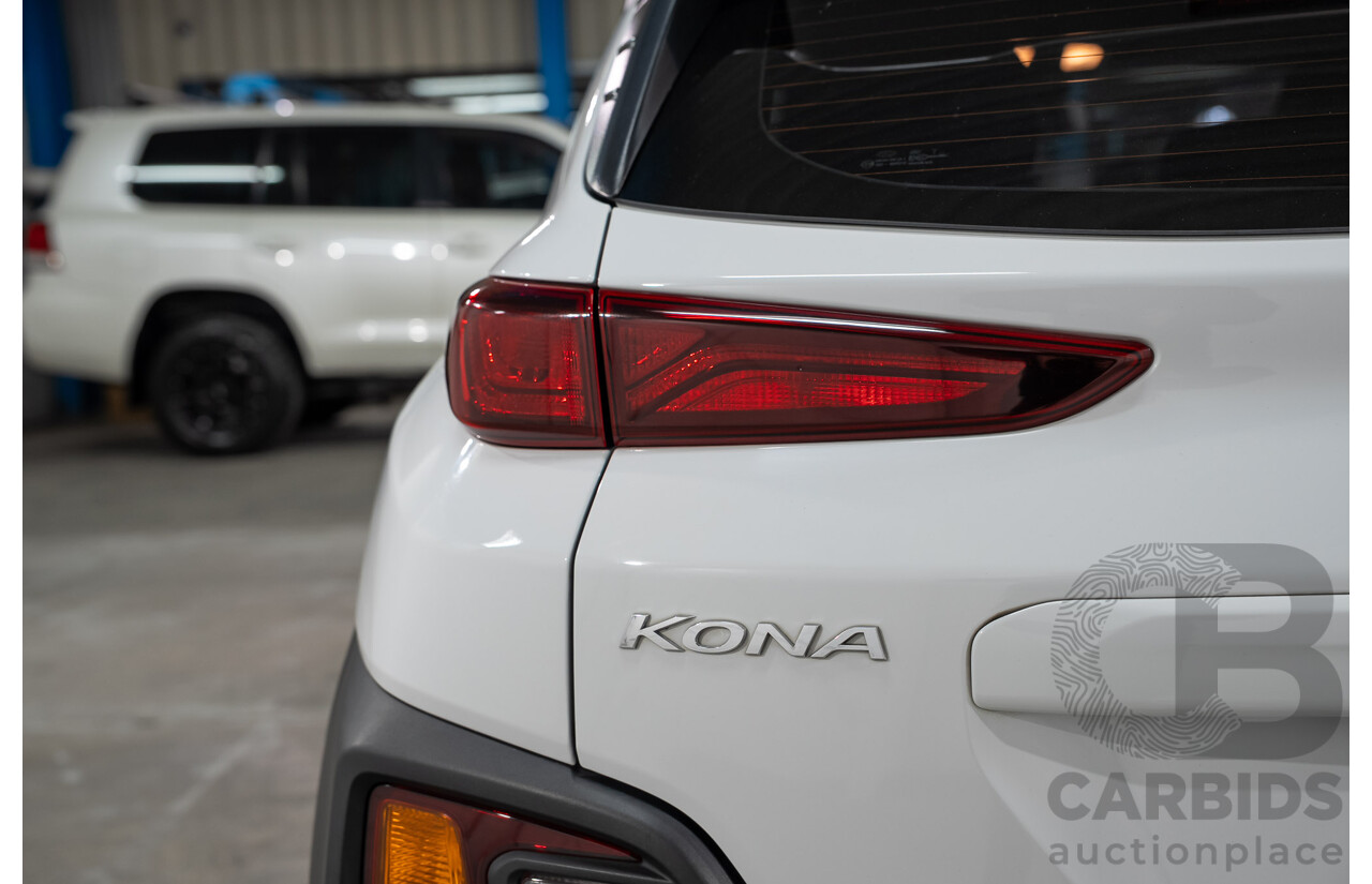07/2018 Hyundai Kona Active (AWD) OS 4d Wagon White Turbo 1.6L