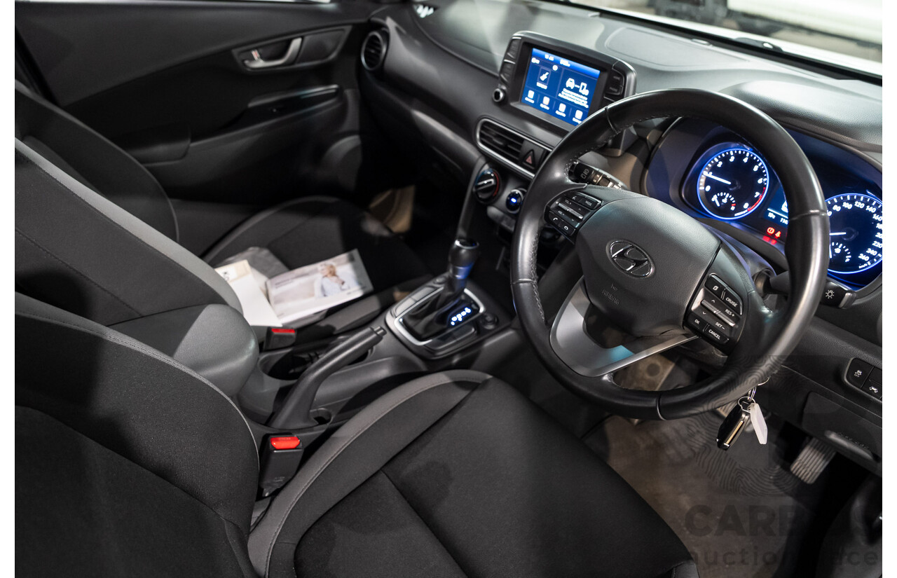 07/2018 Hyundai Kona Active (AWD) OS 4d Wagon White Turbo 1.6L