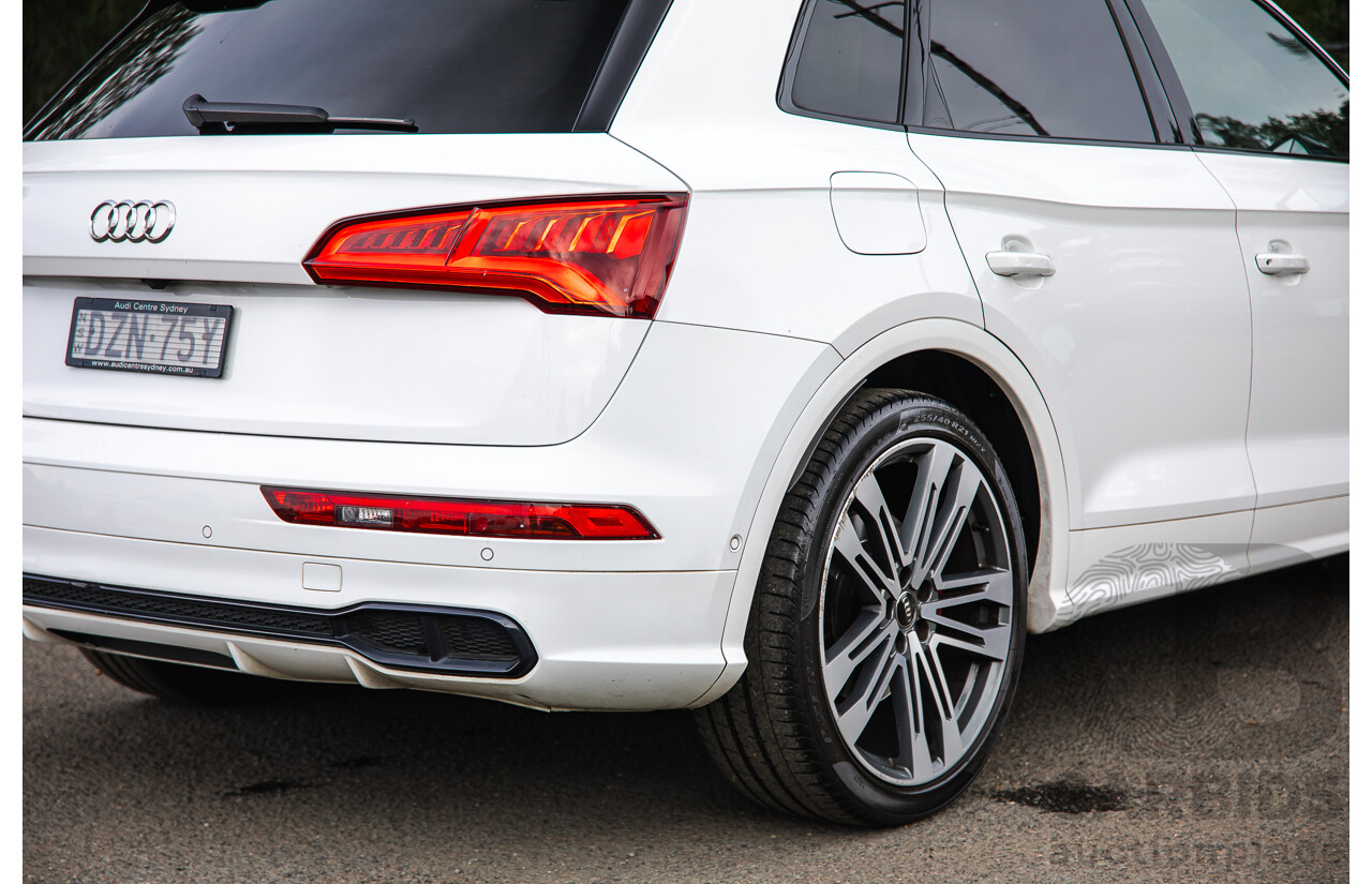 11/2018 Audi SQ5 3.0 TFSI Quattro (AWD) FY MY19 4d Wagon Ibis White Turbo V6 3.0L