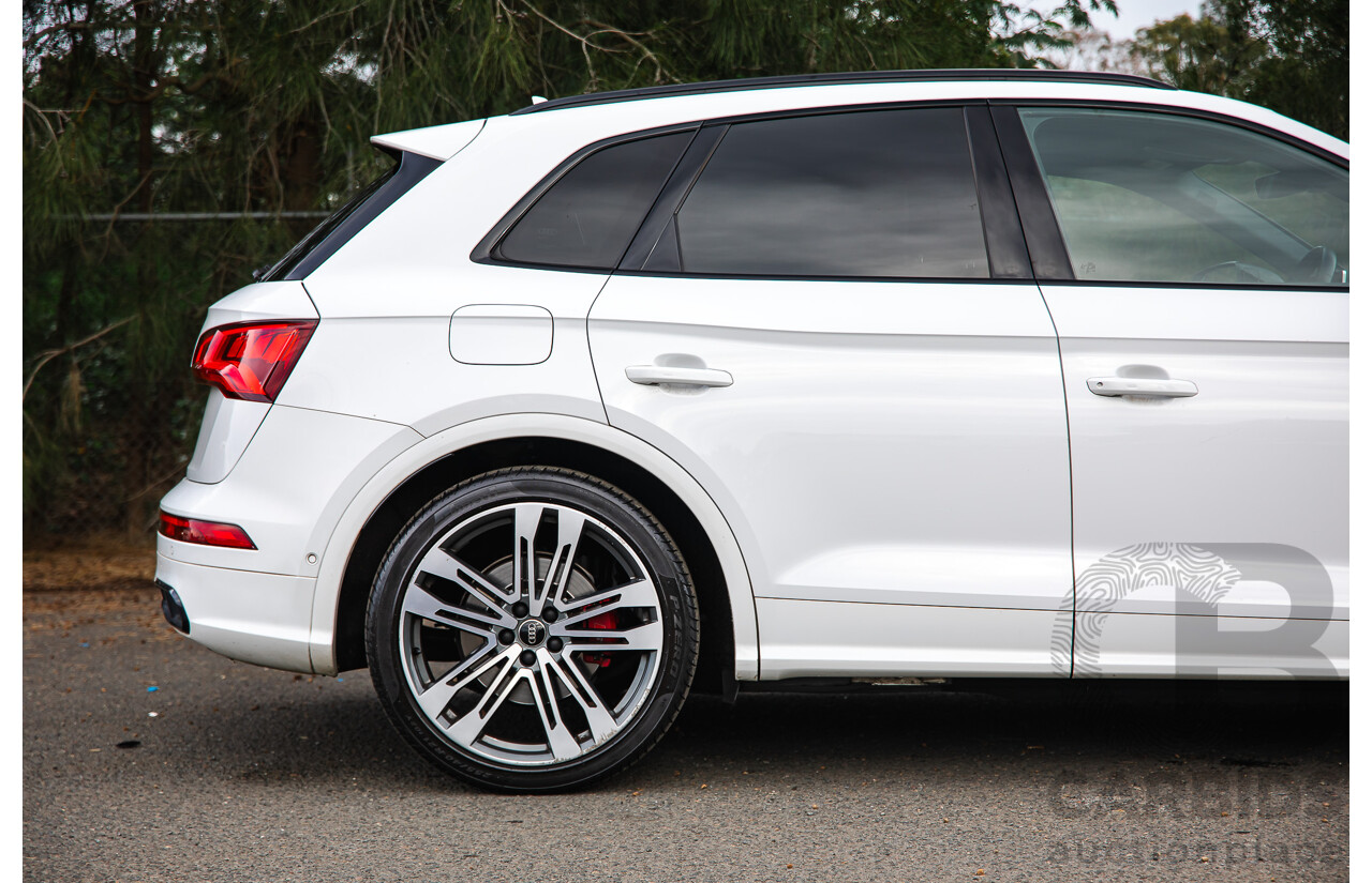 11/2018 Audi SQ5 3.0 TFSI Quattro (AWD) FY MY19 4d Wagon Ibis White Turbo V6 3.0L