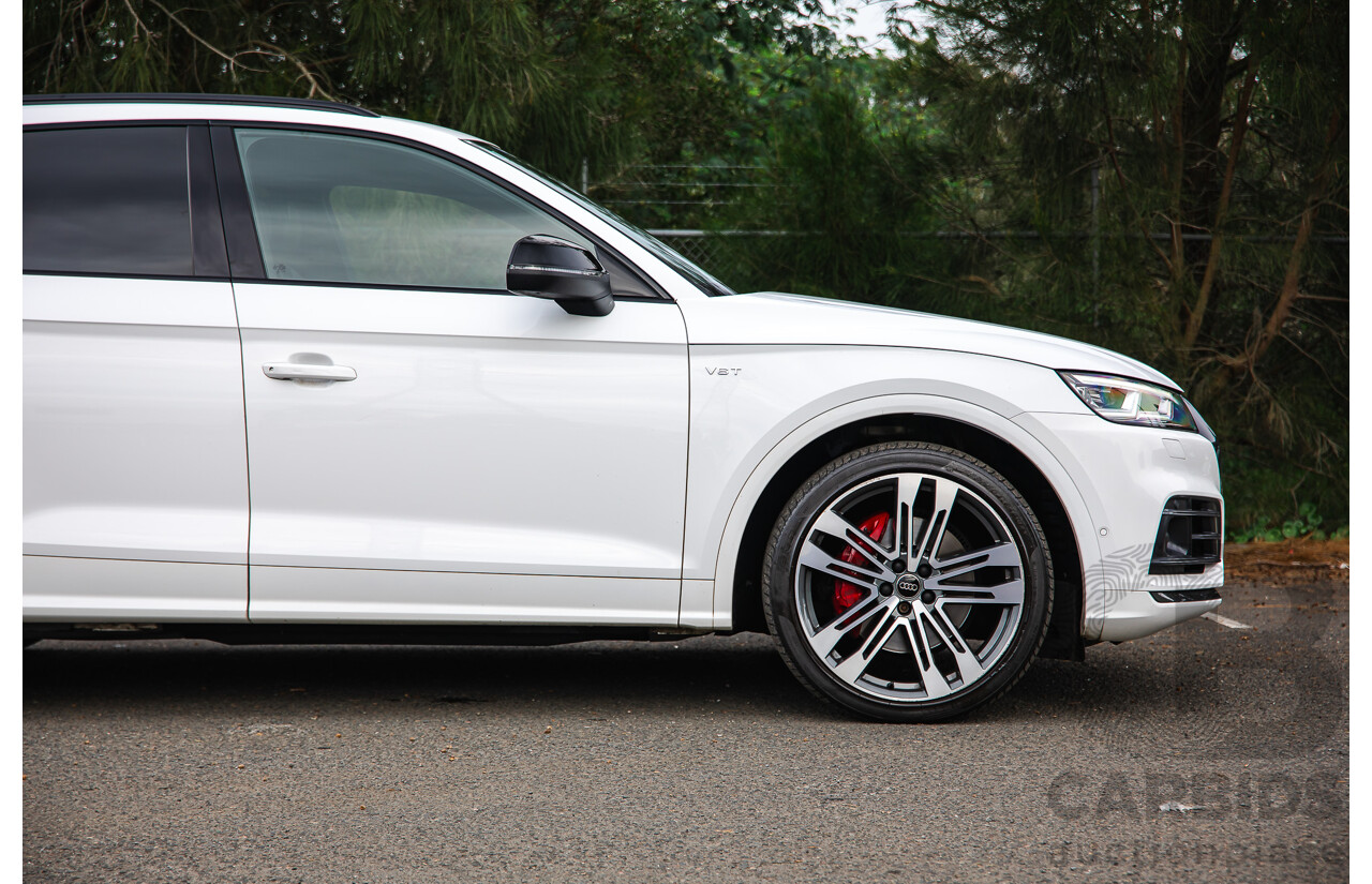 11/2018 Audi SQ5 3.0 TFSI Quattro (AWD) FY MY19 4d Wagon Ibis White Turbo V6 3.0L