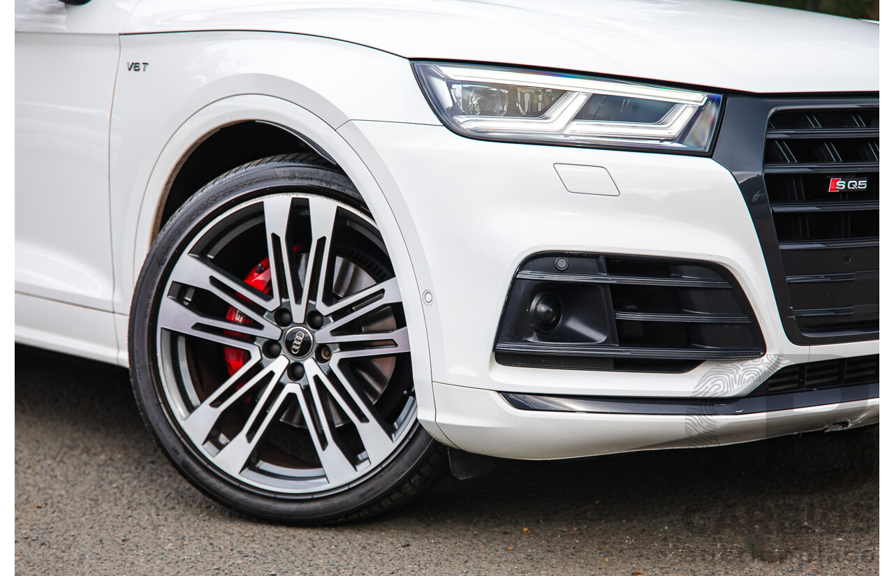 11/2018 Audi SQ5 3.0 TFSI Quattro (AWD) FY MY19 4d Wagon Ibis White Turbo V6 3.0L