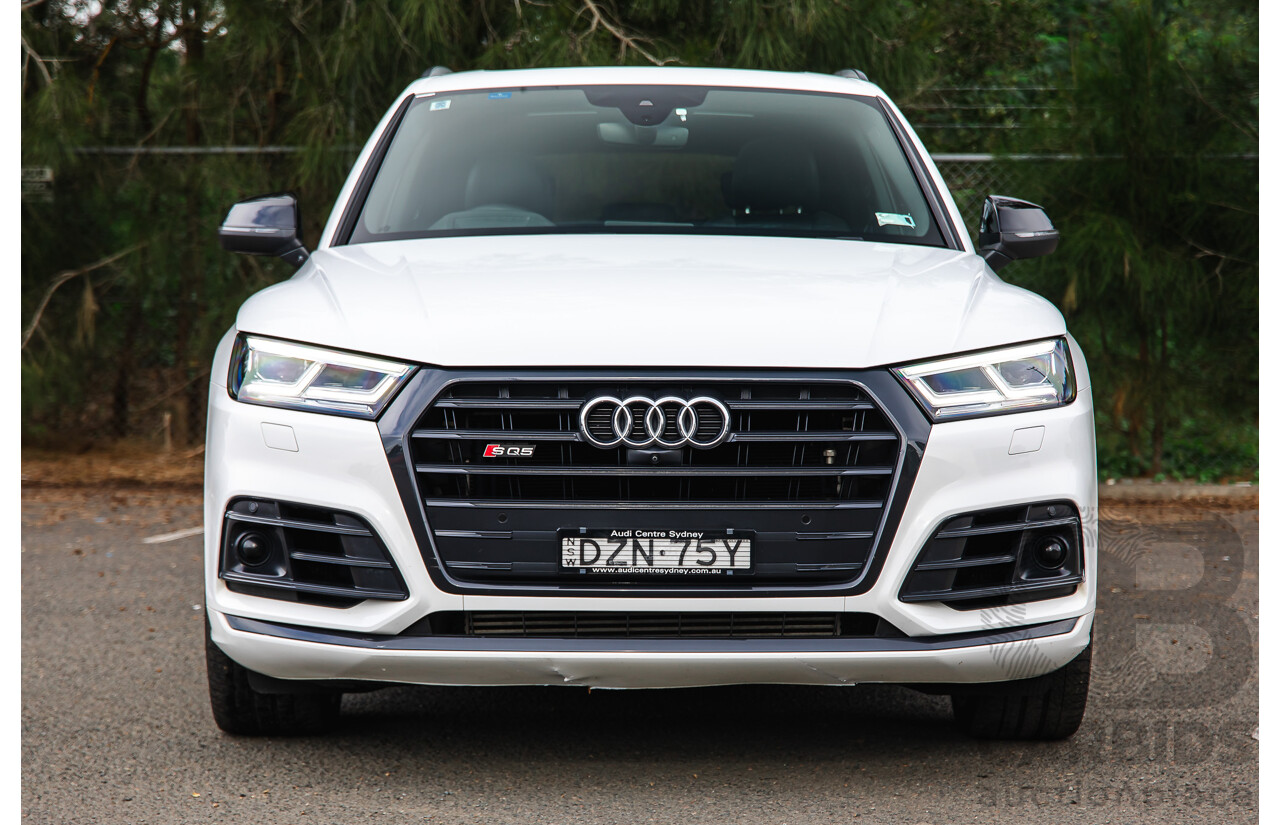 11/2018 Audi SQ5 3.0 TFSI Quattro (AWD) FY MY19 4d Wagon Ibis White Turbo V6 3.0L