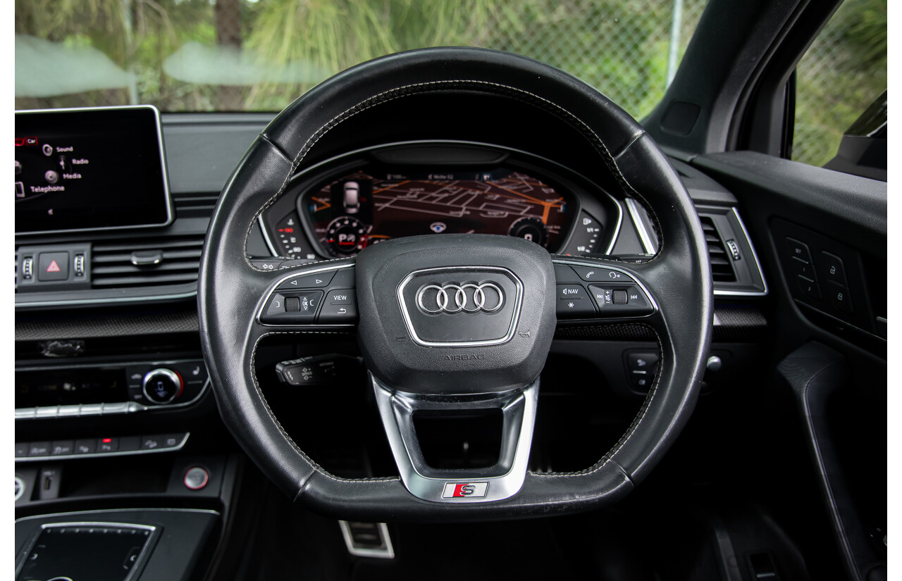 11/2018 Audi SQ5 3.0 TFSI Quattro (AWD) FY MY19 4d Wagon Ibis White Turbo V6 3.0L
