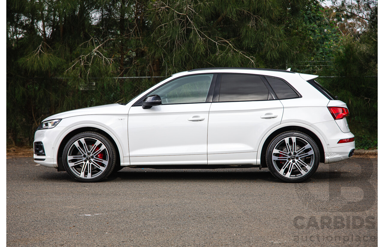11/2018 Audi SQ5 3.0 TFSI Quattro (AWD) FY MY19 4d Wagon Ibis White Turbo V6 3.0L