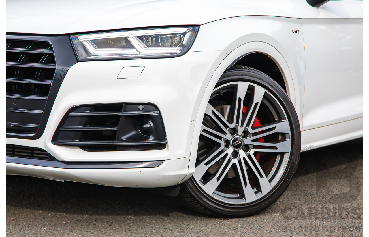 11/2018 Audi SQ5 3.0 TFSI Quattro (AWD) FY MY19 4d Wagon Ibis White Turbo V6 3.0L