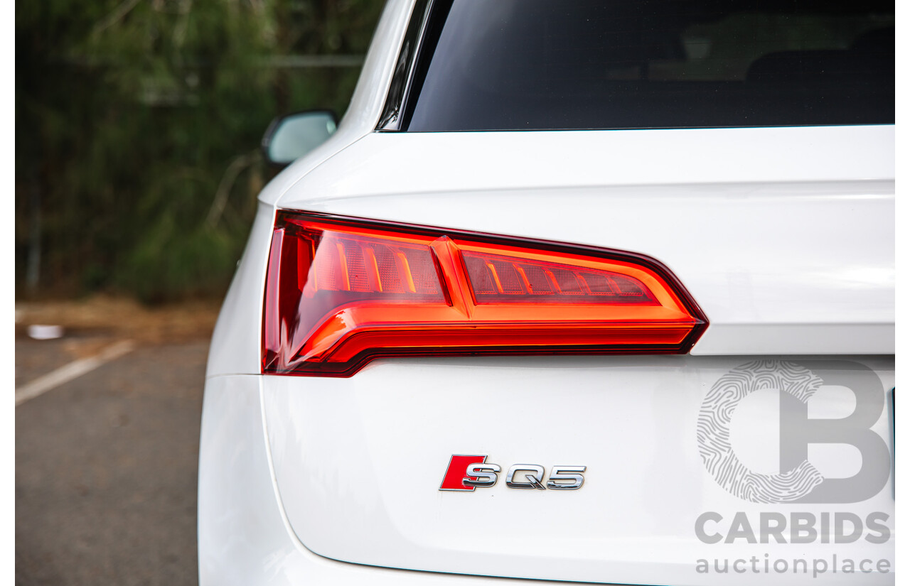 11/2018 Audi SQ5 3.0 TFSI Quattro (AWD) FY MY19 4d Wagon Ibis White Turbo V6 3.0L