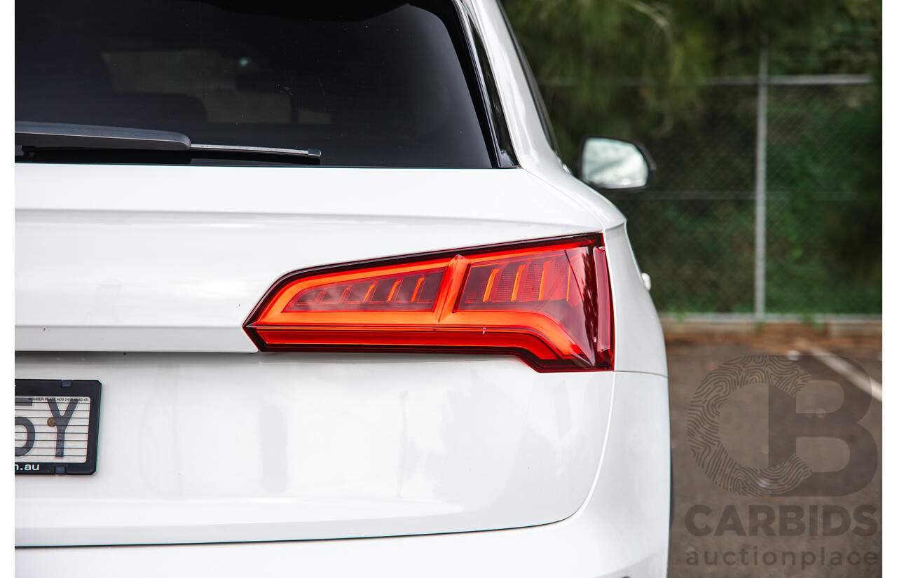 11/2018 Audi SQ5 3.0 TFSI Quattro (AWD) FY MY19 4d Wagon Ibis White Turbo V6 3.0L