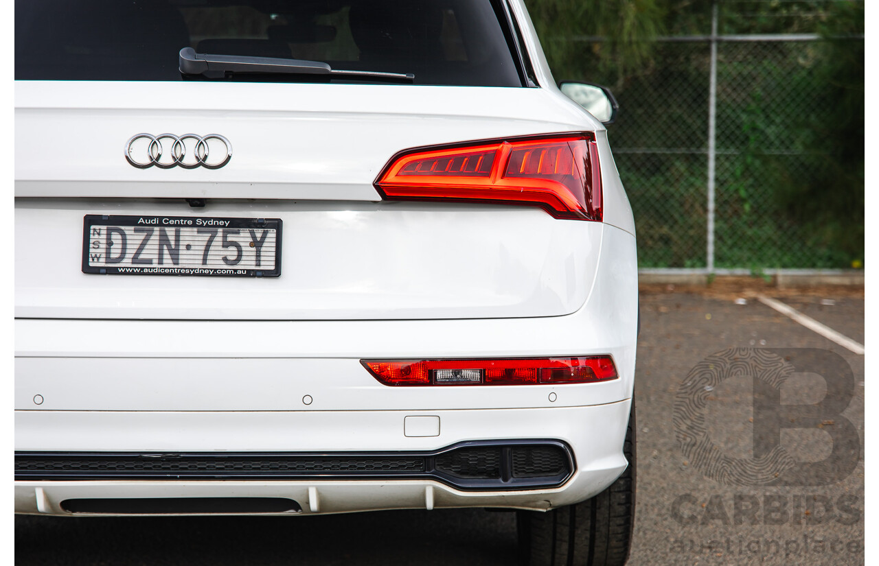 11/2018 Audi SQ5 3.0 TFSI Quattro (AWD) FY MY19 4d Wagon Ibis White Turbo V6 3.0L