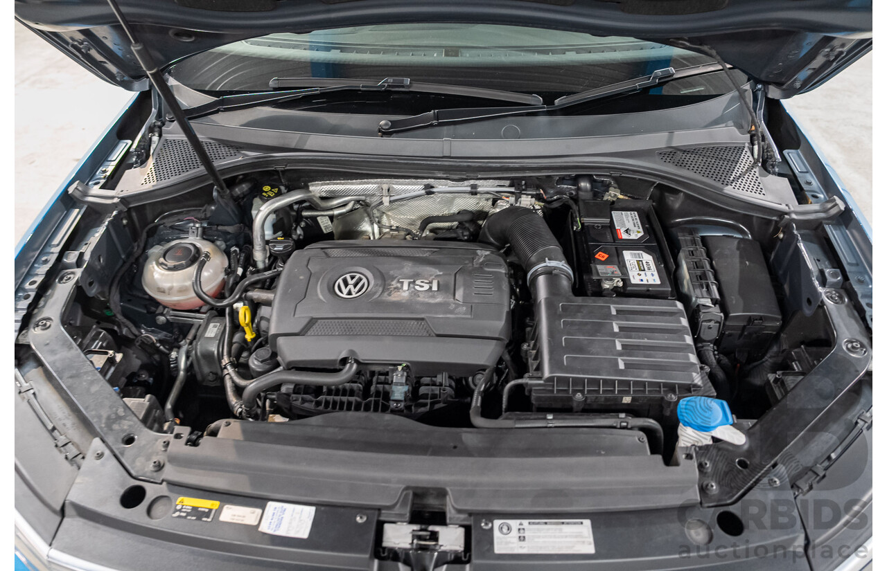 04/2018 Volkswagen Tiguan 162 TSI Highline (AWD) 5NA MY18 4D Wagon Blue Turbo 2.0L