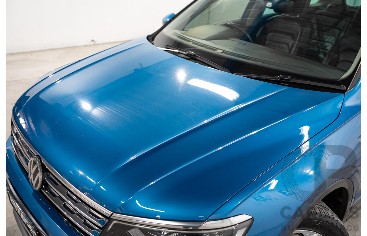 04/2018 Volkswagen Tiguan 162 TSI Highline (AWD) 5NA MY18 4D Wagon Blue Turbo 2.0L