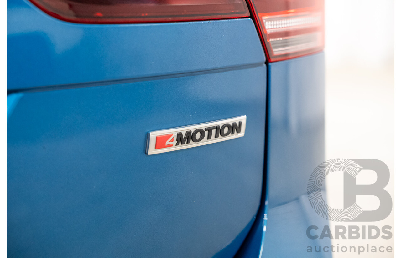04/2018 Volkswagen Tiguan 162 TSI Highline (AWD) 5NA MY18 4D Wagon Blue Turbo 2.0L