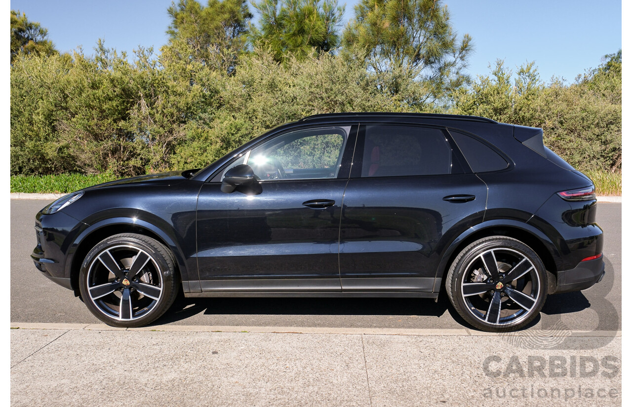 1/2022 Porsche Cayenne (AWD) 9YA MY22 4d Wagon Moonlight Blue Metallic Turbo V6 3.0L