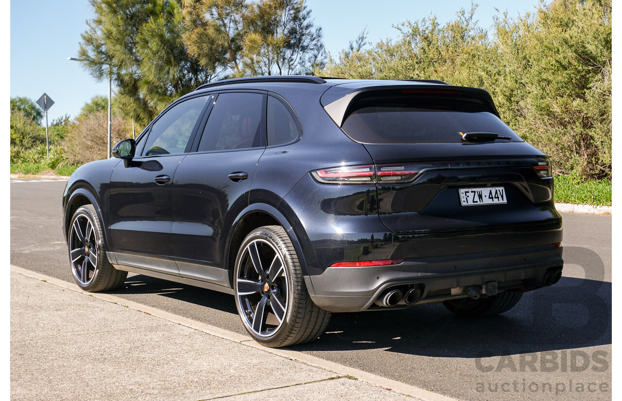 1/2022 Porsche Cayenne (AWD) 9YA MY22 4d Wagon Moonlight Blue Metallic Turbo V6 3.0L