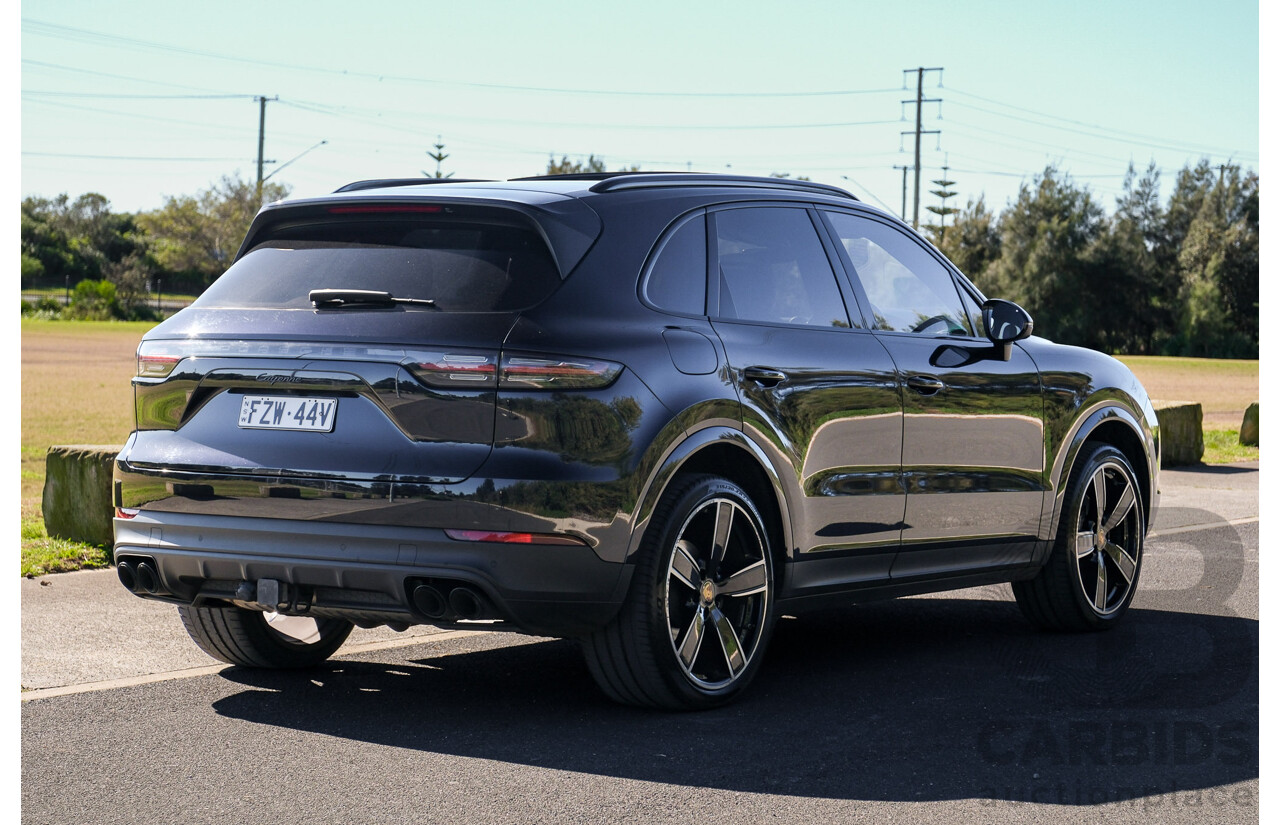 1/2022 Porsche Cayenne (AWD) 9YA MY22 4d Wagon Moonlight Blue Metallic Turbo V6 3.0L