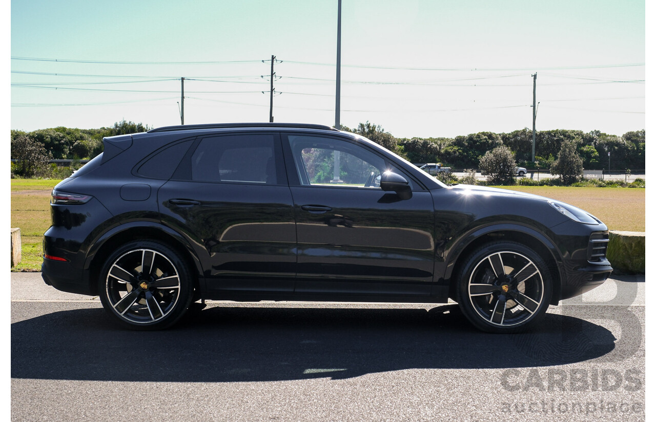 1/2022 Porsche Cayenne (AWD) 9YA MY22 4d Wagon Moonlight Blue Metallic Turbo V6 3.0L