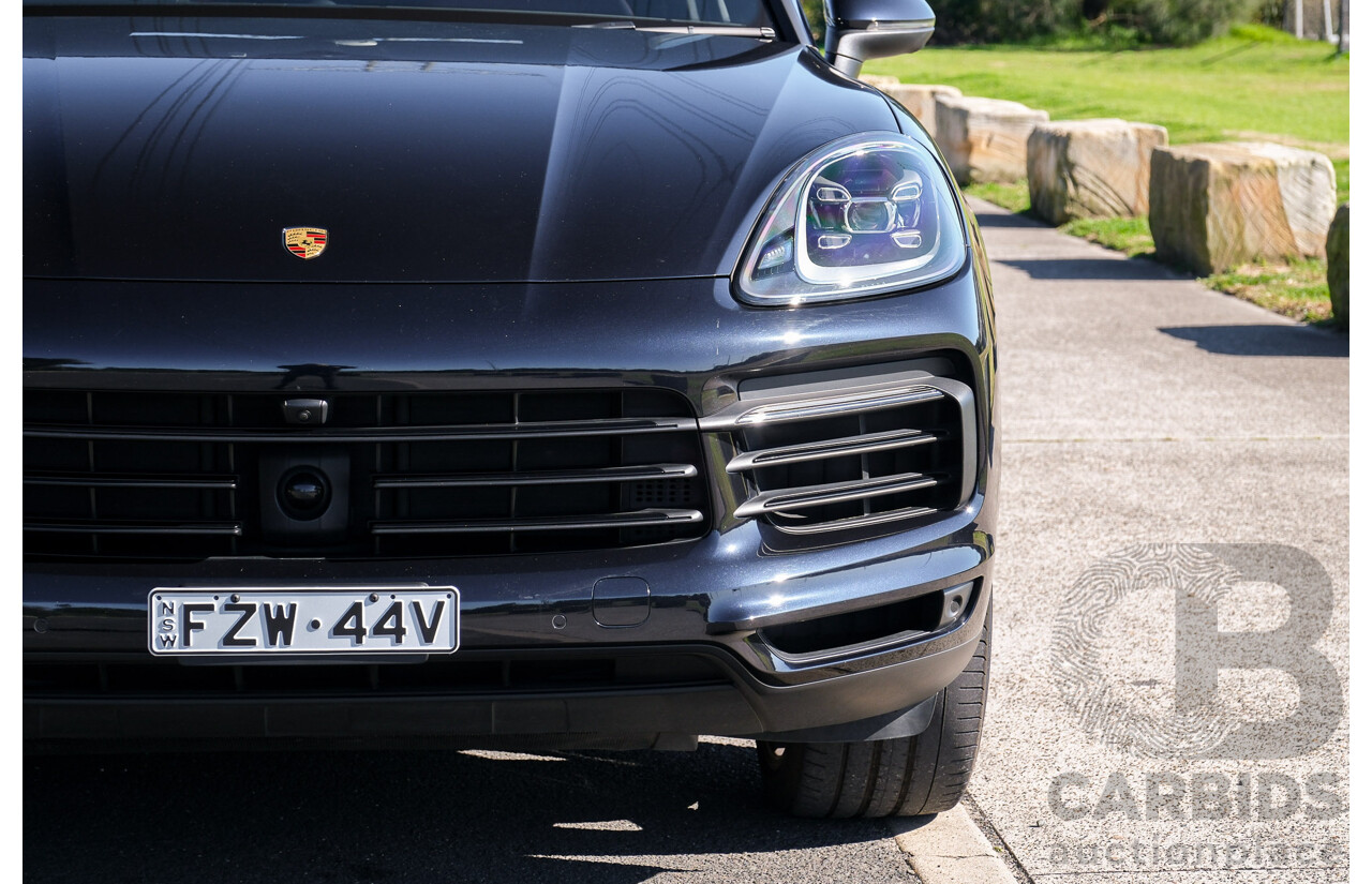 1/2022 Porsche Cayenne (AWD) 9YA MY22 4d Wagon Moonlight Blue Metallic Turbo V6 3.0L