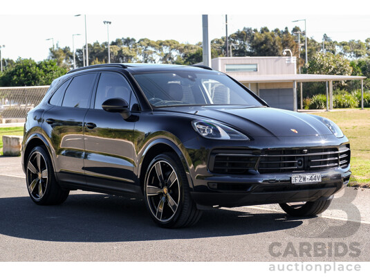 1/2022 Porsche Cayenne (AWD) 9YA MY22 4d Wagon Moonlight Blue Metallic Turbo V6 3.0L